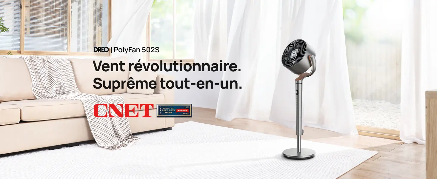 Ventilateur rafraîchissant DREO — ventilateur sur pied avec télécommande