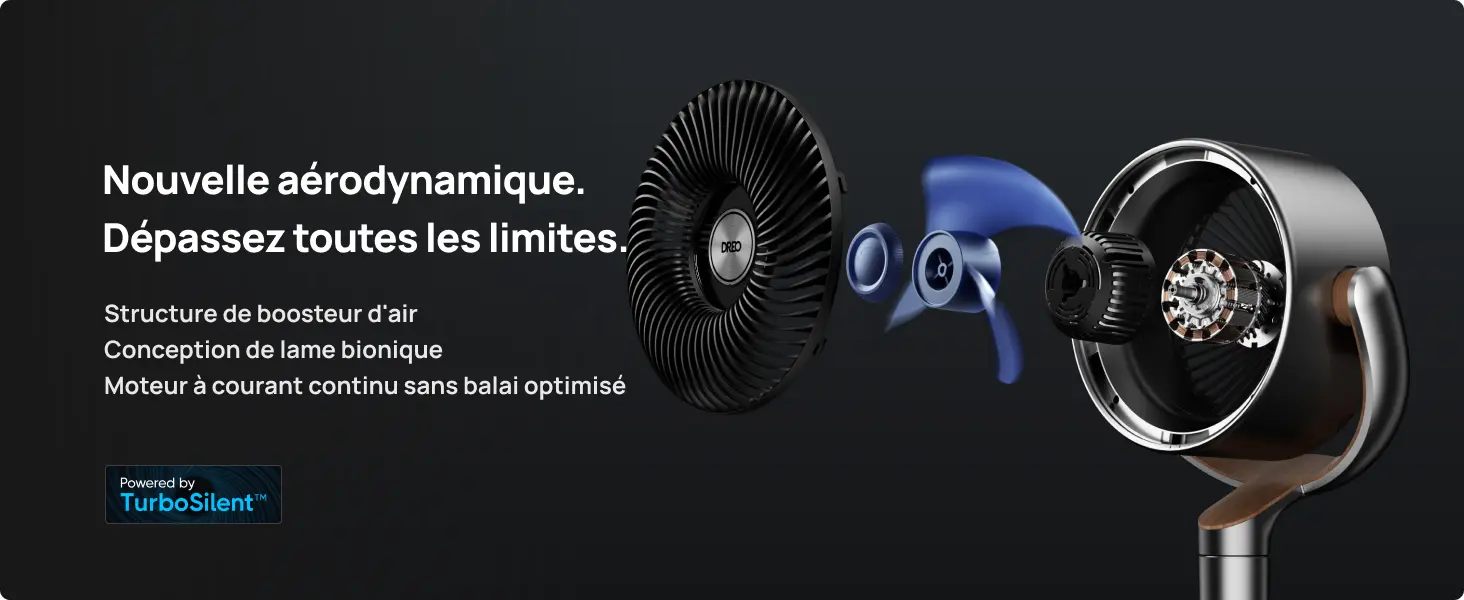 Ventilateur rafraîchissant DREO — design élégant noir et bois
